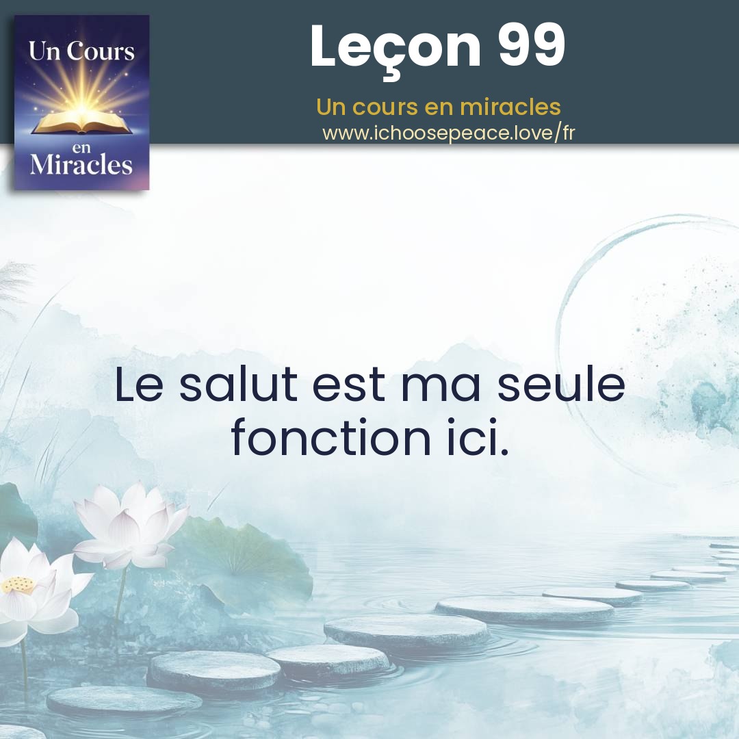 Leçon 99