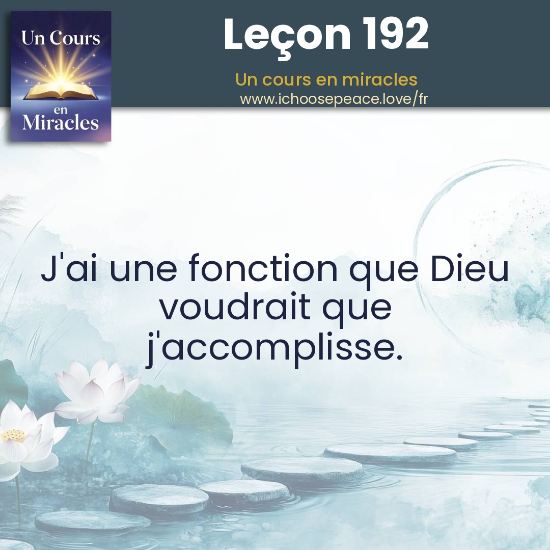 Leçon 192