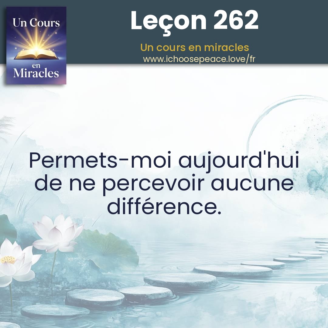 Leçon 262