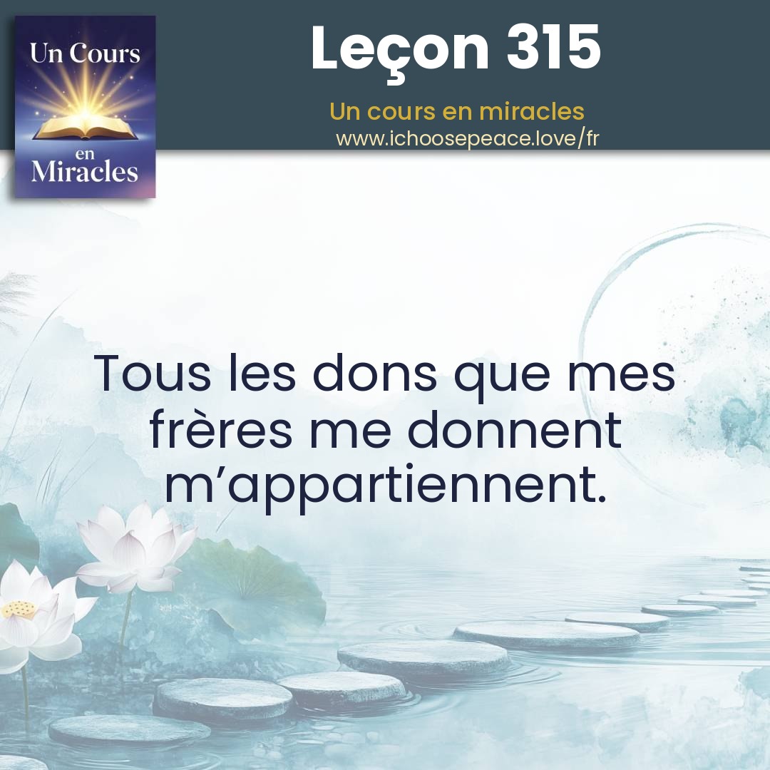 Leçon 315